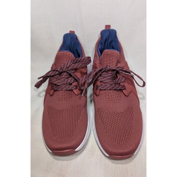 Z By Zella Women's Orion Stretch Knit Sneaker Sz 7 Burgundy Rose Navy Comfort - Picture 3 of 9